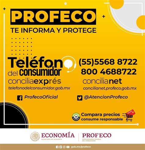 profeco citas|Teléfono del Consumidor 